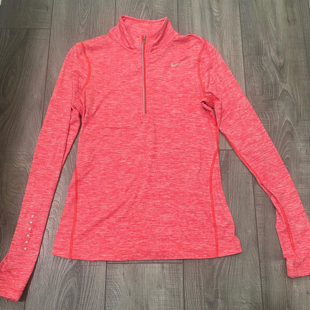 Nike Dri-FIT Heathered Red Tee